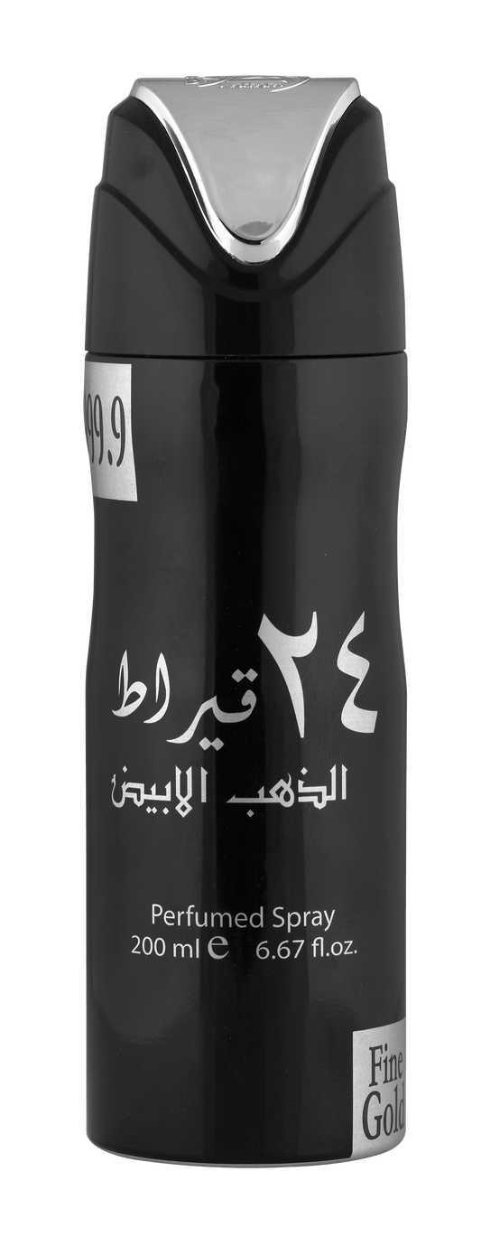 24k white gold body spray