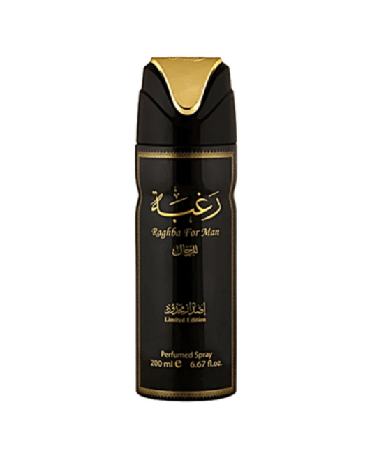 Raghba for man body spray